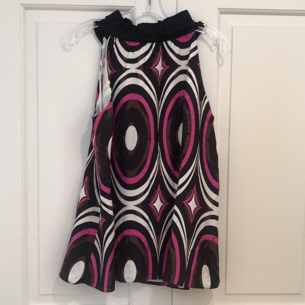 Silk patterned top - Picture 4 of 6